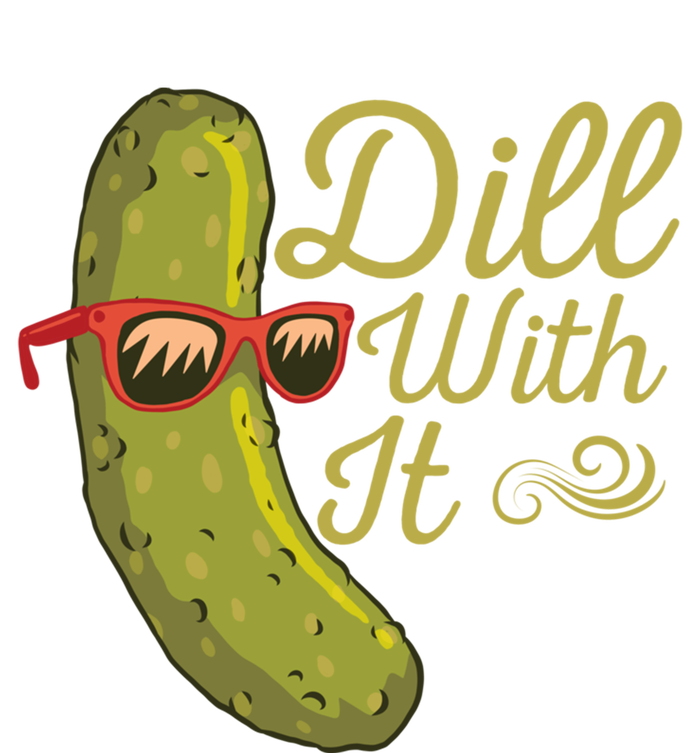 Funny Pickle Sunglasses Cucumber Lovers Dill With It Pickle Gift T-Shirt