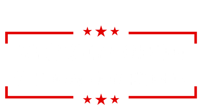 Whiskey Goes In Wisdom Comes Out Drinker Drinking Whisky Tank Top