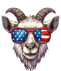 Goat American Flag Funny Goat Lovers Mom Dad 4th Of July Cool Gift T-Shirt