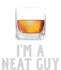 Im A Neat Guy Whiskey Neat Bourbon Drinker Full-Length Apron With Pockets