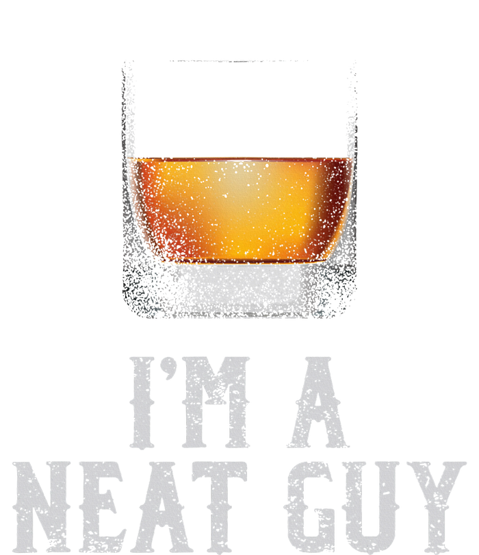 Im A Neat Guy Whiskey Neat Bourbon Drinker Full-Length Apron With Pockets