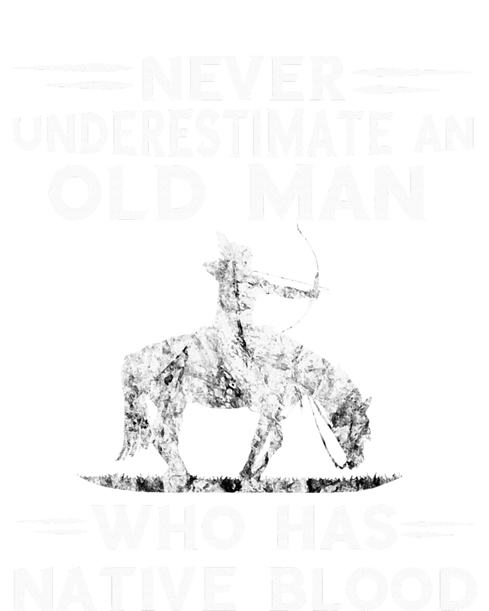 Never Underestimate An Old Man Native American Warrior Doggie Tank