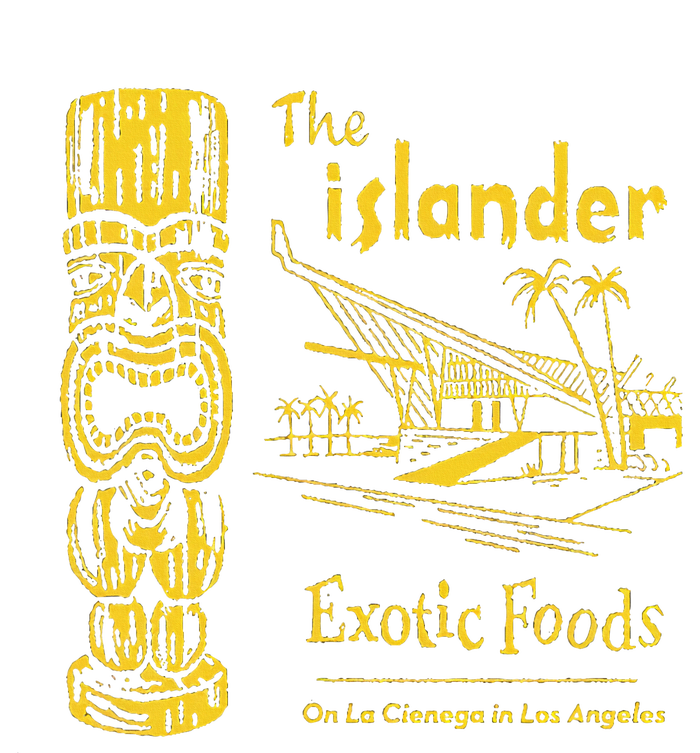 The Islander Tiki Bar Los Angeles Retro Vintage T-Shirt