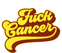 Fuck Cancer Retro 70s Gift For Cancer Survivor T-Shirt