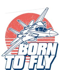 Born To Fly Fighter Jet Plane Airplane Sustainable Bucket Hat