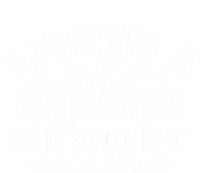 Making A Difference One Student At A Time School Teacher Gift Tote Bag