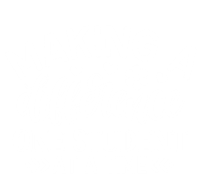 Making A Difference One Student At A Time School Teacher Gift Tote Bag