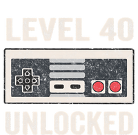 Level 40 Unlocked Video Gamer 40th Birthday Gift T-Shirt