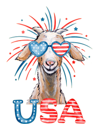 July 4th Goat Patriotic Goat Great Gift V-Neck T-Shirt