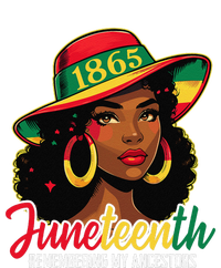 Black Women Juneteenth Remembering My Ancestors Valucap Bio-Washed Visor