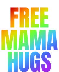 Free Mama Hugs Lgbt Pride Month Colorful Rainbow Lgbtq Mom Gift Softstyle Adult Sport Polo