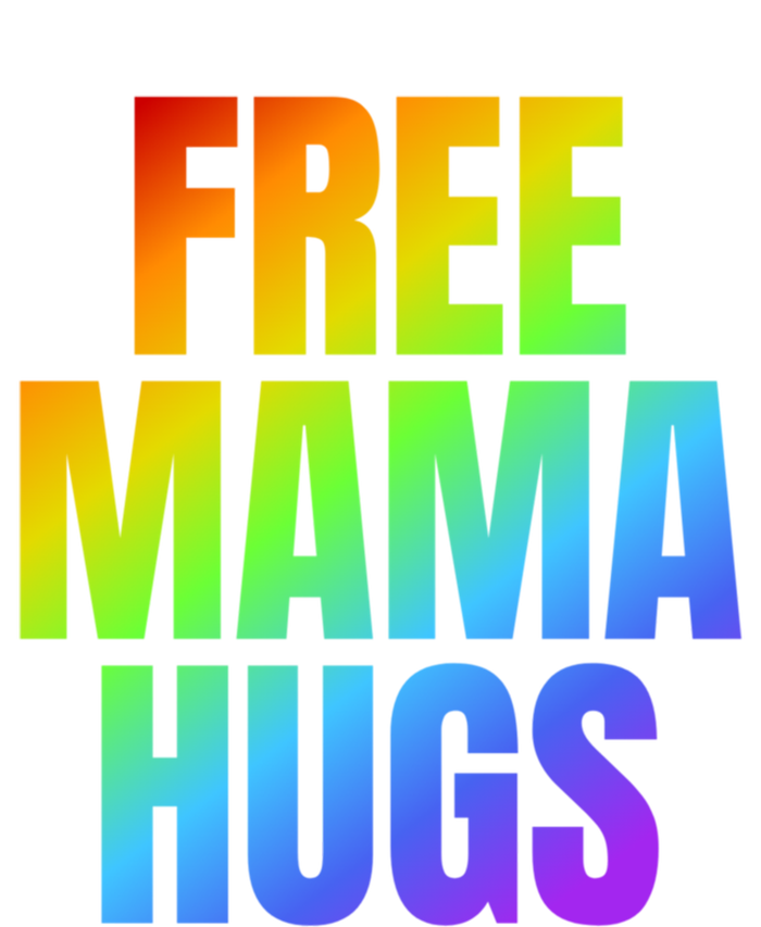 Free Mama Hugs Lgbt Pride Month Colorful Rainbow Lgbtq Mom Gift Softstyle Adult Sport Polo