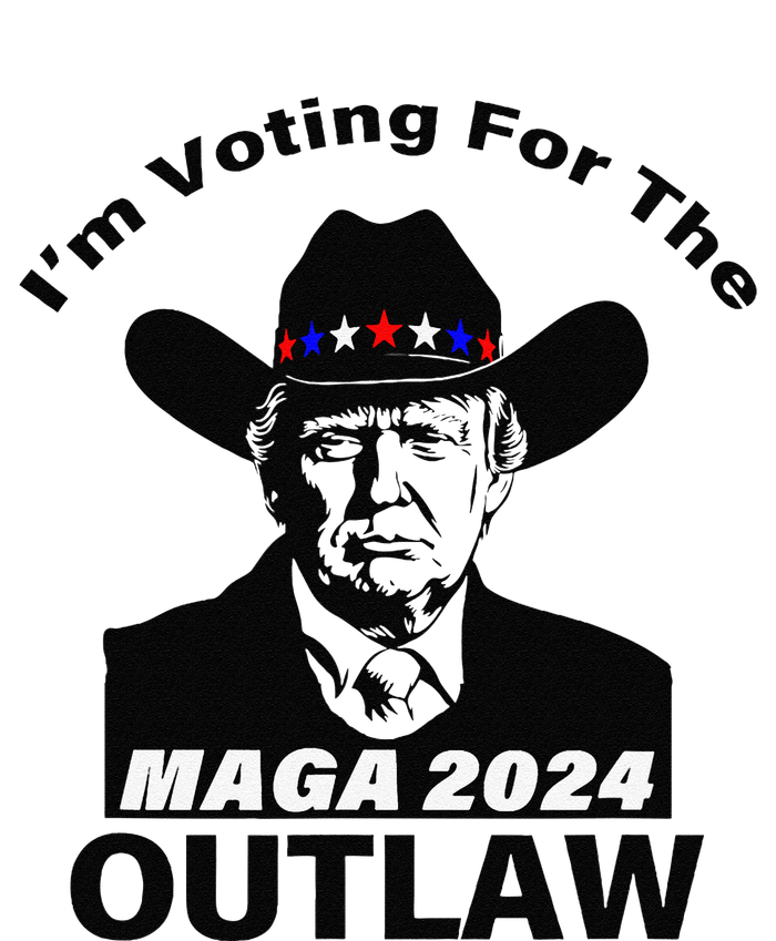 Donald Trump Maga IM Voting For The Outlaw 2024 President Mousepad