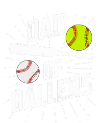 Dad Of Ballers Funny Baseball Softball Game Fathers Day Gift Daily Commute Backpack