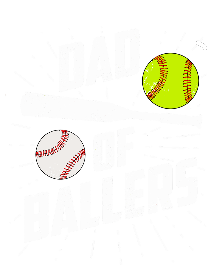 Dad Of Ballers Funny Baseball Softball Game Fathers Day Gift Daily Commute Backpack