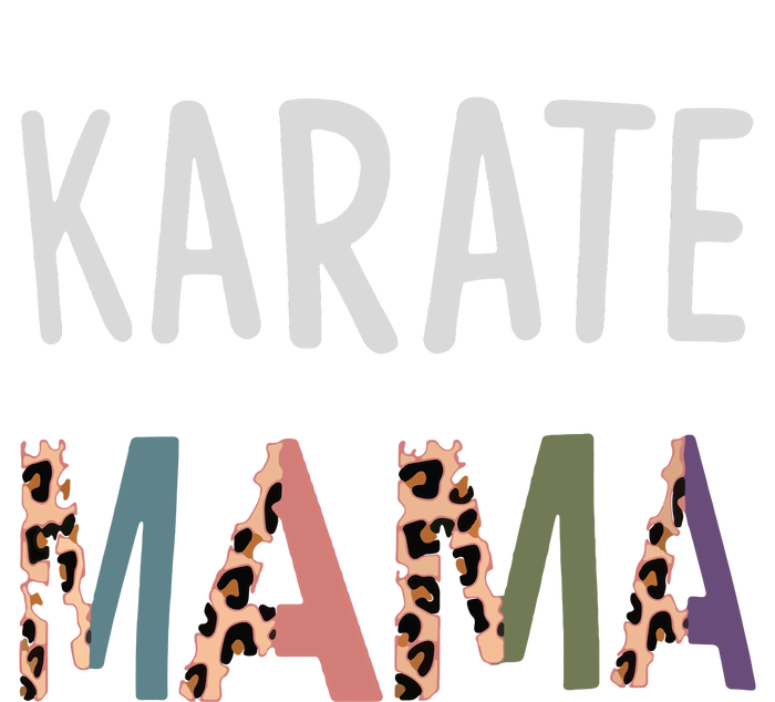 Karate Mama Martial Art Women Gift Funny Karate Mom V-Neck T-Shirt