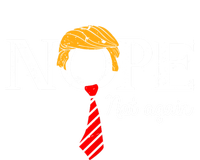 Nope Not Again Funny Trump Gift Women's Racerback Tank