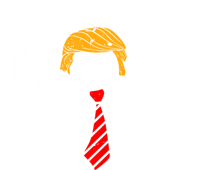 Nope Not Again Funny Trump Gift Women's Racerback Tank