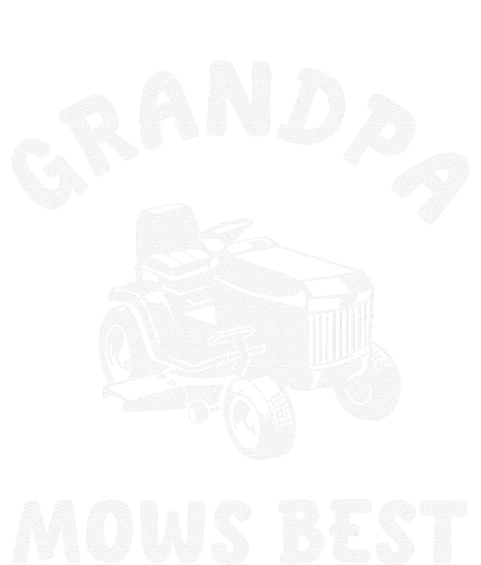 Grandpa Mows Best Lawn Mowing Mower Gardening Landscaping T-Shirt