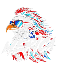 Merica Mullet Eagle Funny 4th Of July Softstyle Adult Sport Polo