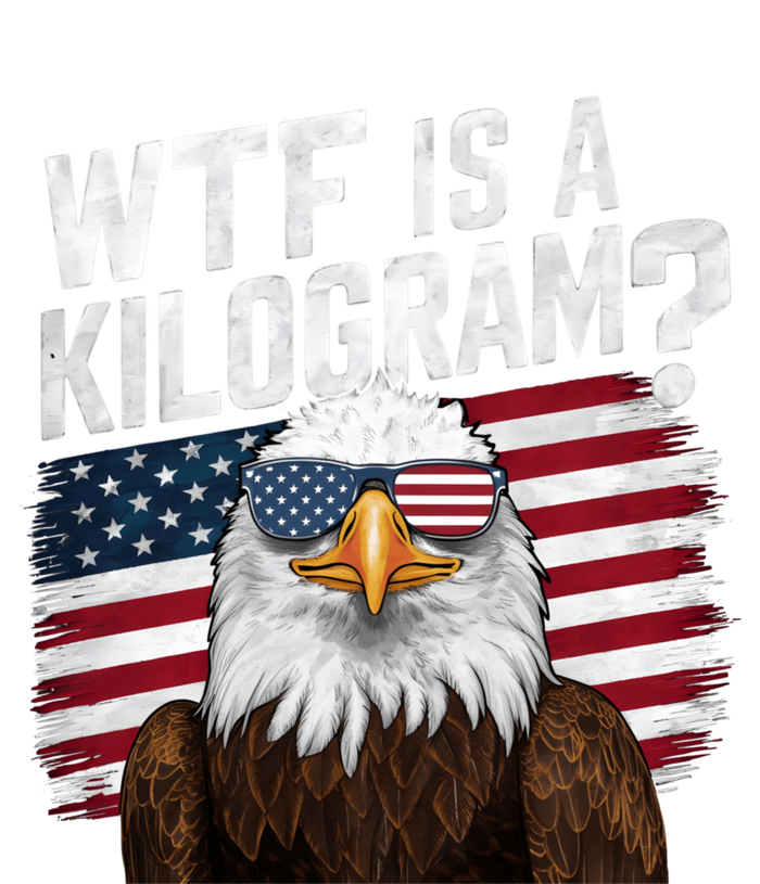 Wtf Is A Kilogram Funny 4th Of July Patriotic Eagle Usa Ladies PosiCharge Competitor Racerback Tank