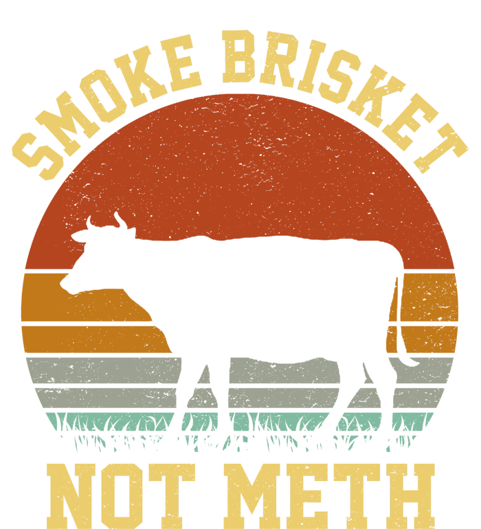 Smoke Brisket Not Meth PosiCharge RacerMesh Polo