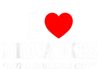 I Love Milwaukee Not A Horrible City I Heart Milwaukee Womens Cotton Relaxed Long Sleeve T-Shirt