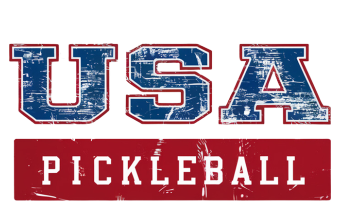 Pickleball 2024 Us Flag Patriotic American Sports Fan Usa Funny Gift Premium T-Shirt