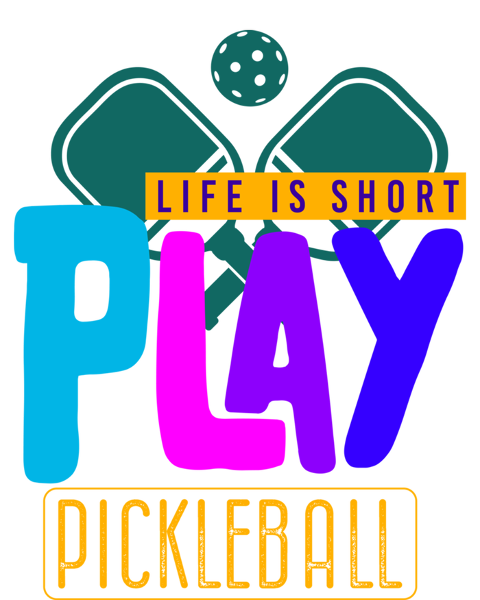 Pickleball Life Is Short Play Pickle Ball Gift Sweatshirt Cinch Pack Bag