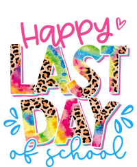 Happy Last Day Of School Leopard Tie Dye Hello Summer Cool Gift T-Shirt