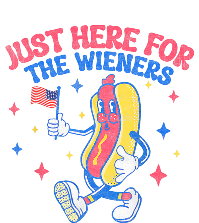 IM Just Here For The Wieners 4th Of July Hot Dog Women's T-Shirt