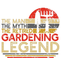 Gardener Retirement Gift The Man Myth Retired Gardening Legend Premium T-Shirt