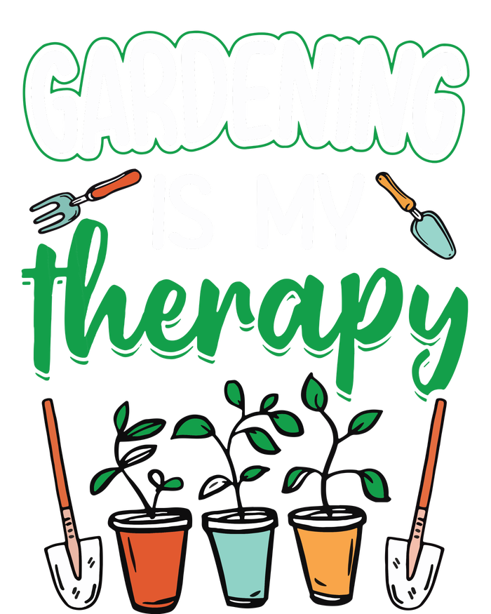 Gardening Is My Therapy Plant Lover Gift Gardeners Tank Top Sustainable Knit Beanie