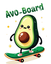 Avoboard Funny Avocado On A Skateboard Vegan Food Boy Adult Drive Performance Visor