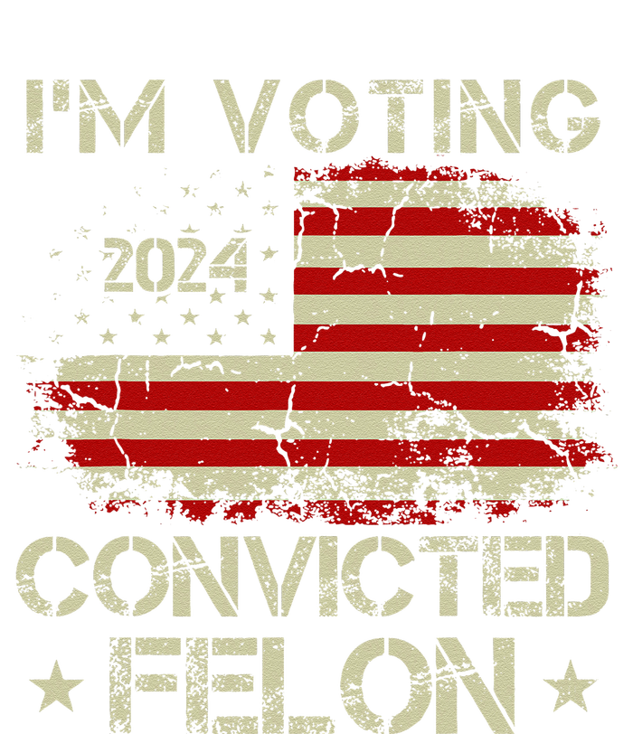 Trump 2024 Convicted Felon IM Voting Convicted Felon 2024 Coaster