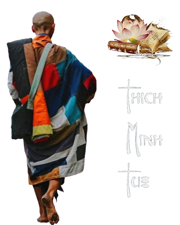 Thich Minh Tue Unisex Surf Hoodie