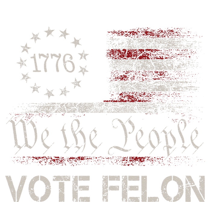 Vote Felon Trump 2024 45 And 47 Funny Vote For The Felon Tall Hoodie