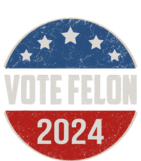 Vote Felon Trump 2024 45 And 47 Funny Vote For The Felon Grommeted Golf Towel