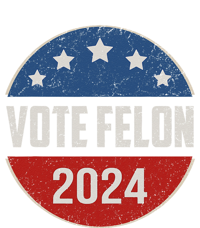 Vote Felon Trump 2024 45 And 47 Funny Vote For The Felon Grommeted Golf Towel