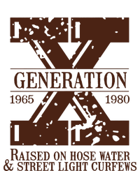 Gen X Generation X Raised On Hose Water And Neglect Nostalgia Sustainable Bucket Hat