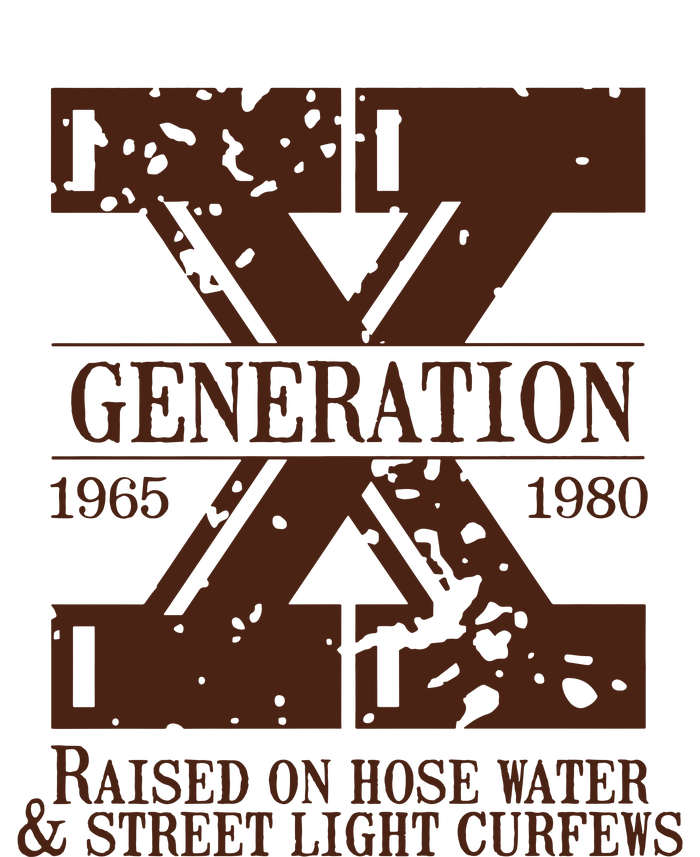 Gen X Generation X Raised On Hose Water And Neglect Nostalgia Sustainable Bucket Hat