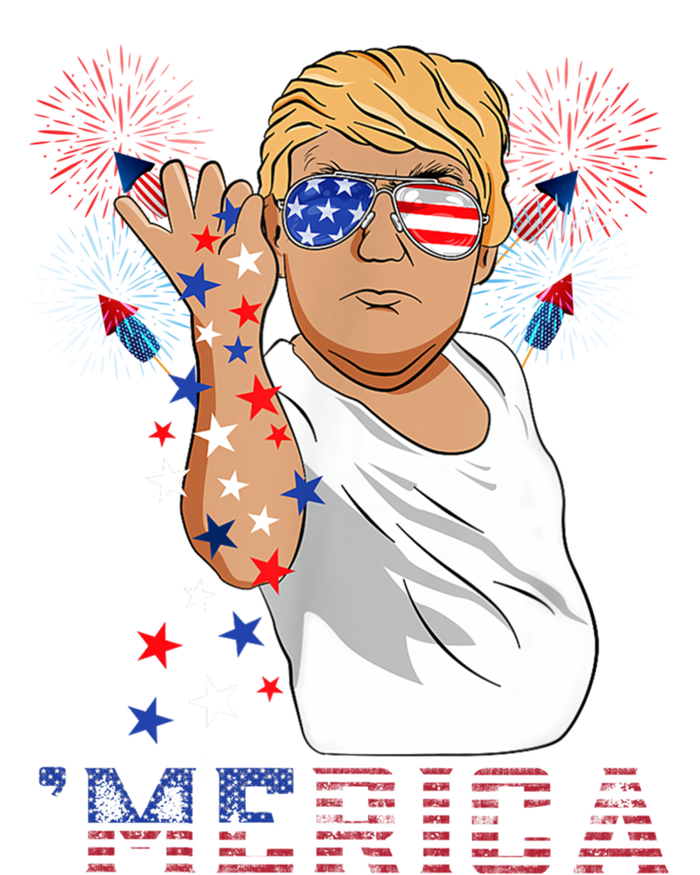 Trump Salt Merica Freedom 4th Of July Firework Trump Drunk Great Gift T-Shirt