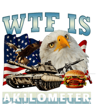 Wtf Is A Kilometer Eagle Badge American Signature Burger Sustainable Beanie