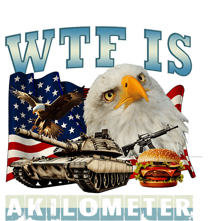 Wtf Is A Kilometer Eagle Badge American Signature Burger Sustainable Beanie