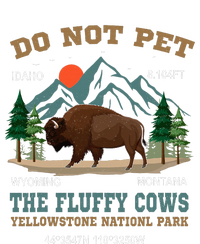 Do Not Pet The Fluffy Cows Bison Yellowstone National Park PosiCharge RacerMesh Polo