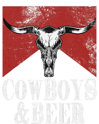 Cow & Beer Funny Vintage Rodeo Bull Horn Western Country T-Shirt