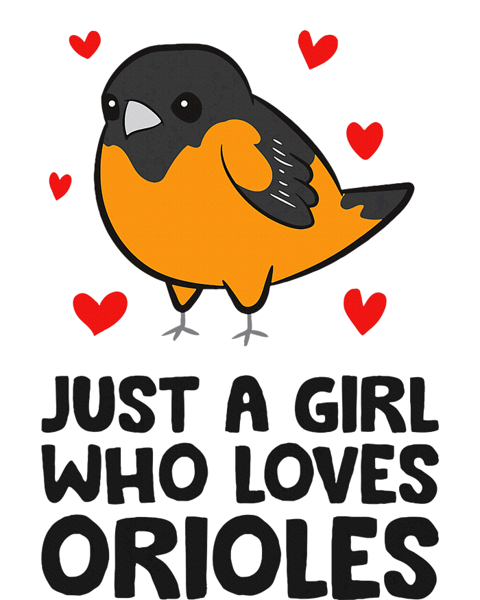 Just A Girl Who Loves Orioles Tall Fusion ChromaSoft Performance T-Shirt