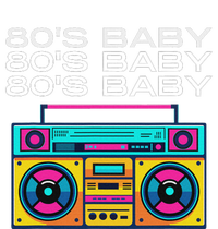 Retro 80S Baby Boombox Vintage Nostalgia Womens Cotton Relaxed Long Sleeve T-Shirt