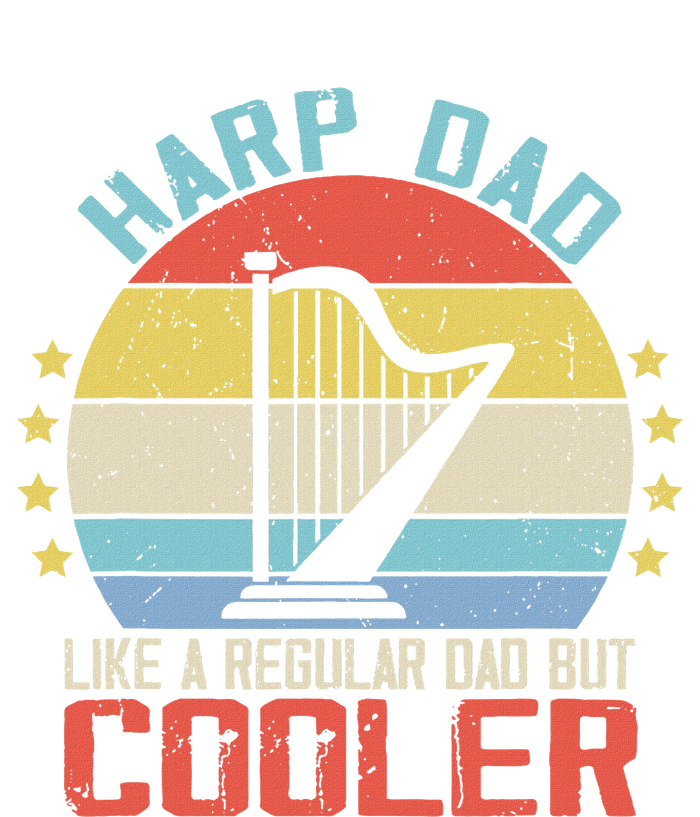 Funny Harpist Dad Like A Regular Dad Softstyle Adult Sport Polo