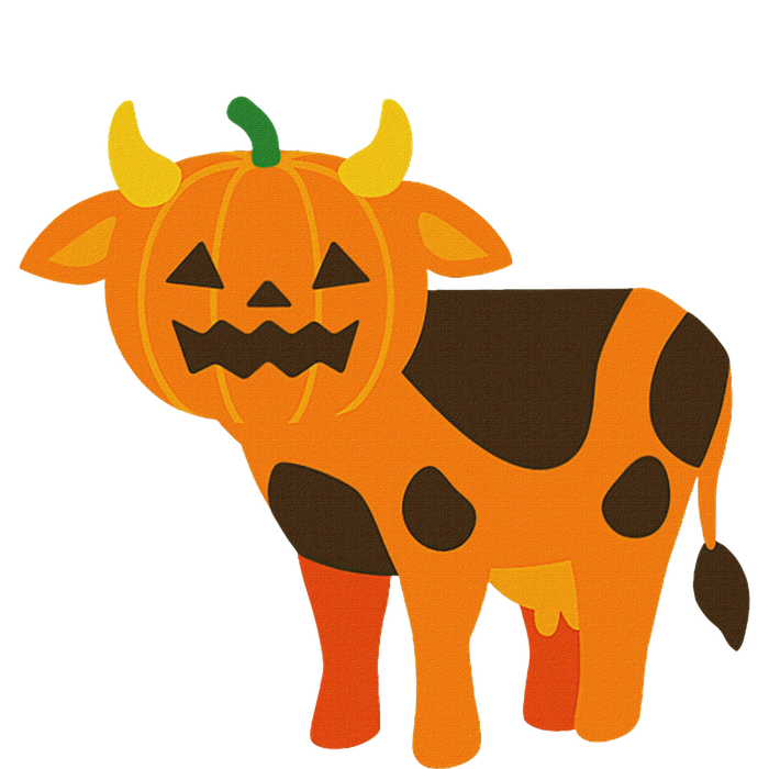 Pumpkin Cow Cute Farm Animal Design Kids Hoodie